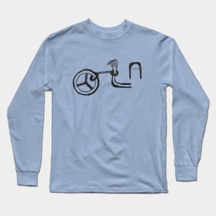 Attached to the Wheel Long Sleeve T-Shirt